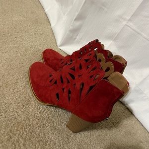 Red booties